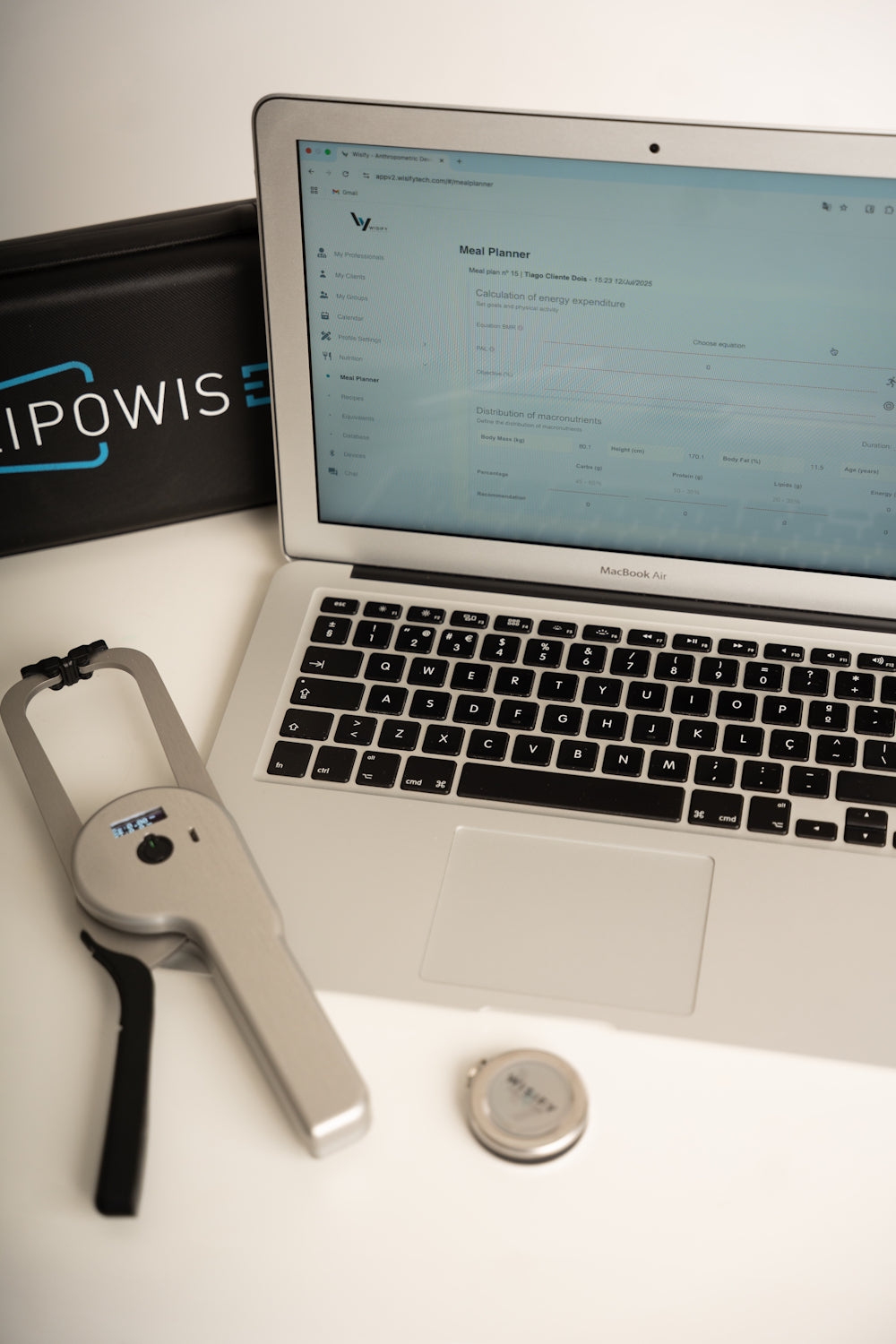 Lipowise Pro - Bluetooth Skinfold Caliper – Wisify